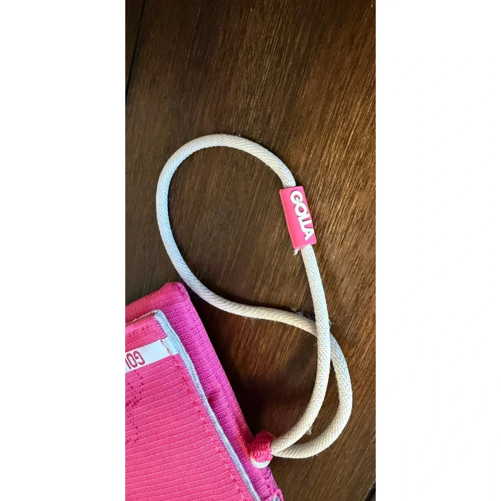Golla Generation Mobile Pink Floral Tri-Fold Wallet with Wristlet Strap